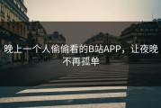 晚上一个人偷偷看的B站APP，让夜晚不再孤单
