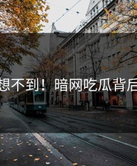 你绝对想不到！暗网吃瓜背后太炸裂